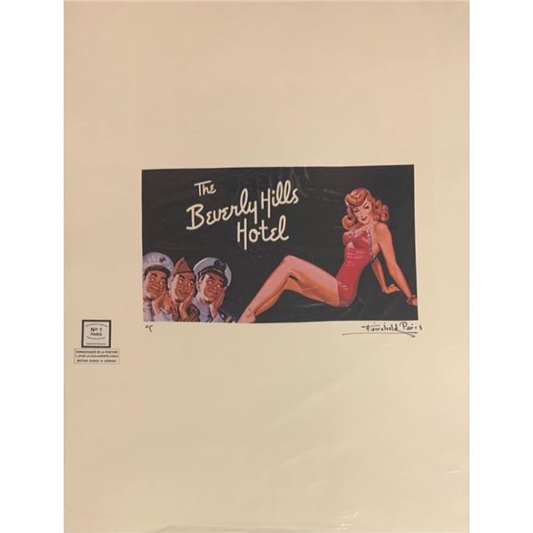 The Beverly Hills Hotel Fairchild Paris Print Art Collection