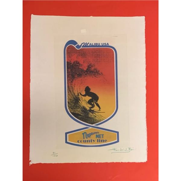 Limited Edition Malibu Beach California County Line Fairchild Collection Print