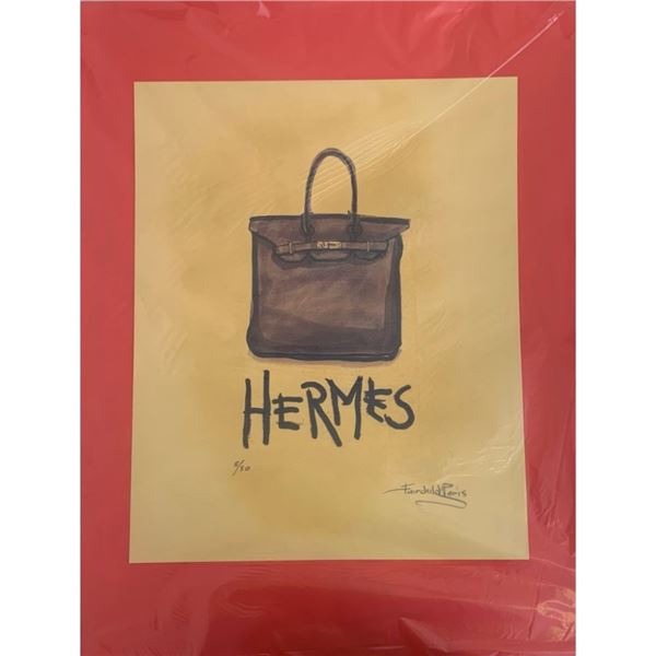 Hermès Birkin Bag Fairchild Paris Print Art Collection