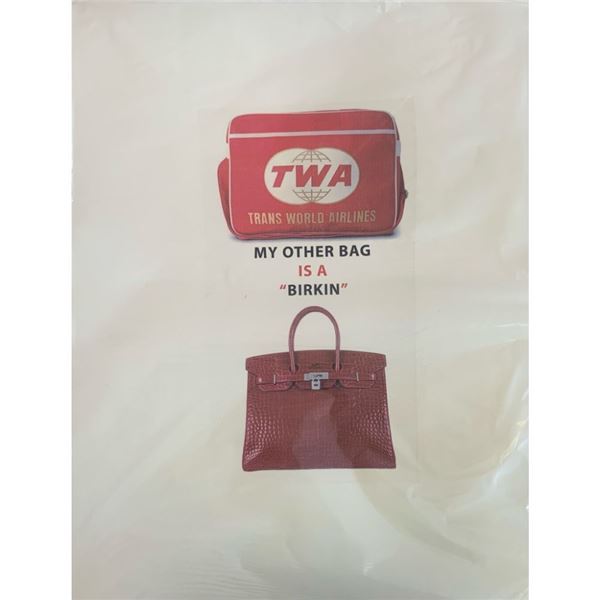 Limited Edition Hermes Birkin &  TWA Airlines Fairchild Paris "My Other Bag" Collection