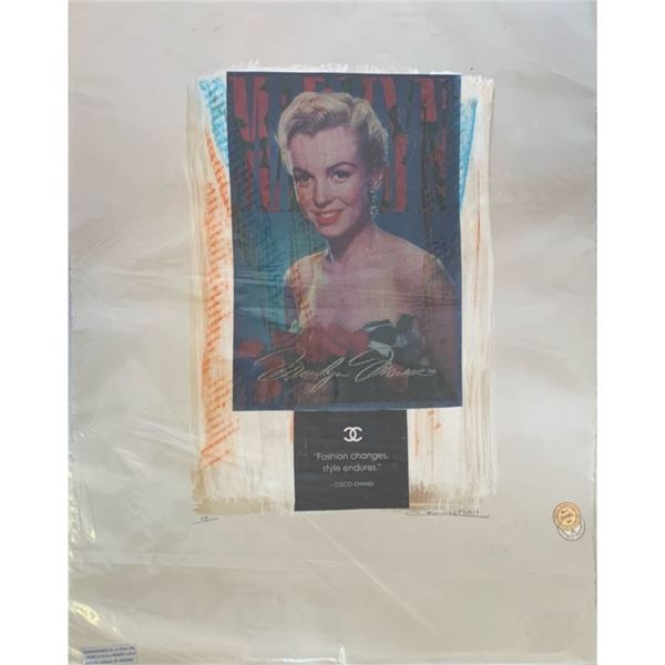 Limited Edition “Chanel Marilyn Monroe" Fairchild Collection Artist Print