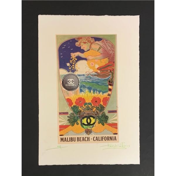 Limited Edition Malibu Beach California Chanel Fairchild Collection Print