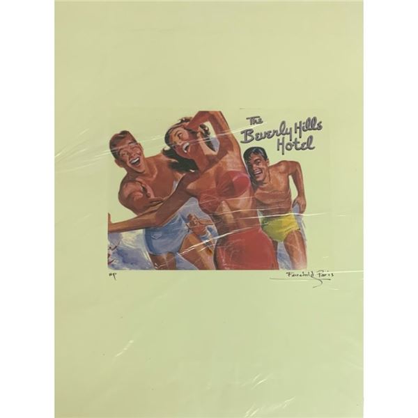 The Beverly Hills Hotel Fairchild Paris Print Art Collection