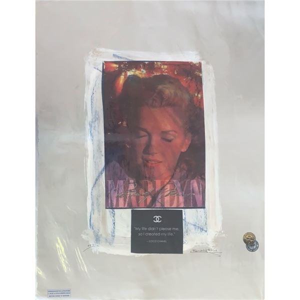 Limited Edition “Chanel Marilyn Monroe  Fairchild Collection Artist Print