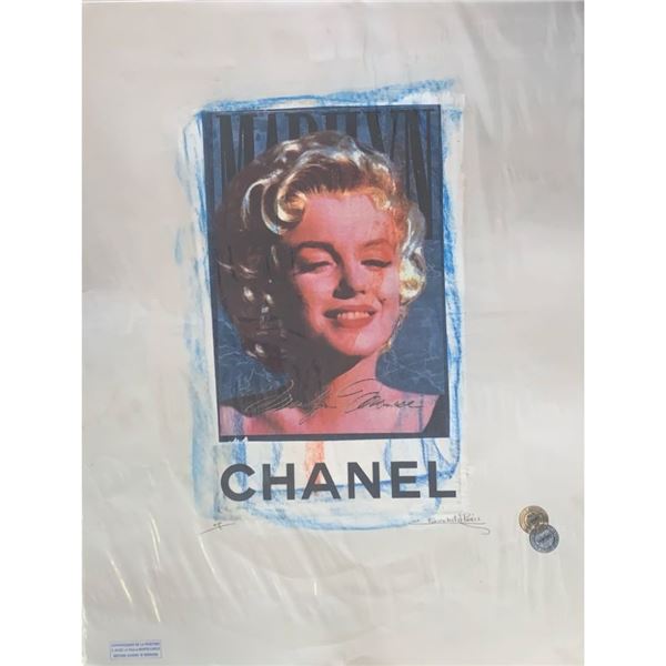 Limited Edition “Chanel Marilyn Monroe" Fairchild Collection Artist Print
