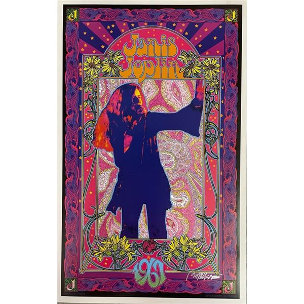 Janis Joplin Bob Masse Poster Fairchild Paris Print Art Collection