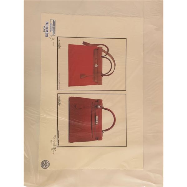 Hermès Paris Birkin Bag Fairchild Paris Print Art Collection