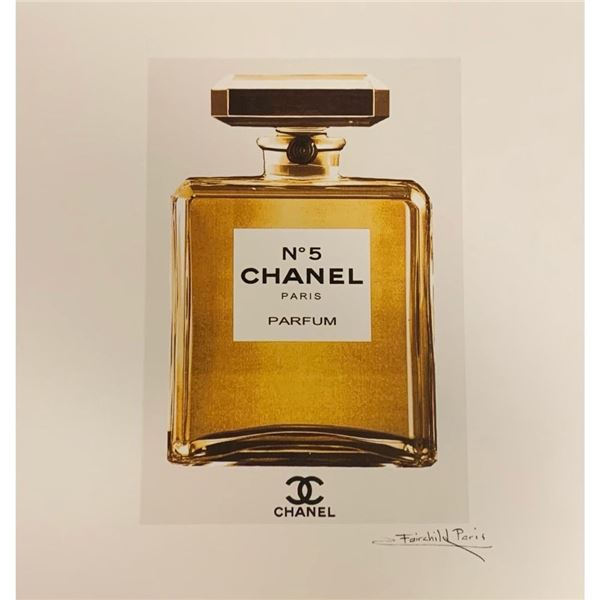 Limited Edition Chanel No. 5  Paris Parfum Fairchild Paris Collection Print
