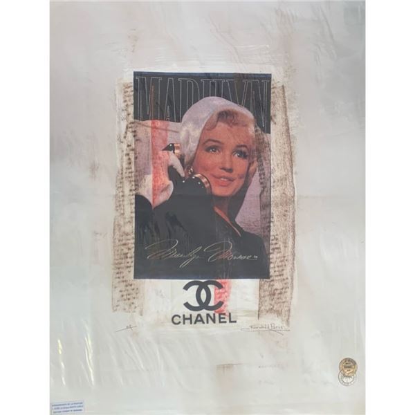 Limited Edition “Chanel Marilyn Monroe" Fairchild Collection Artist Print