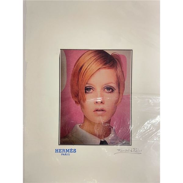 Hermès x Twiggy Fairchild Paris Print Art Collection