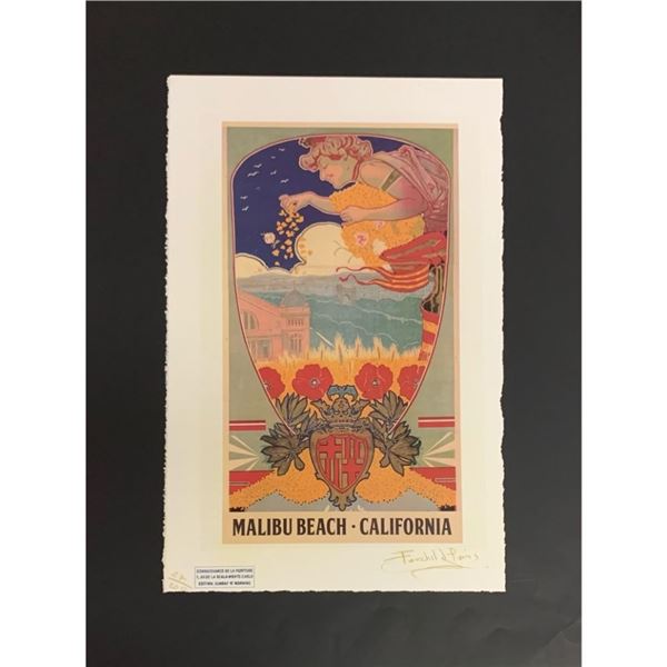 Limited Edition Malibu Beach California Fairchild Collection Print