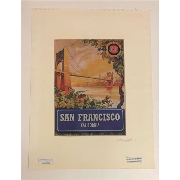 San Francisco California Fairchild Paris Print Art Collection