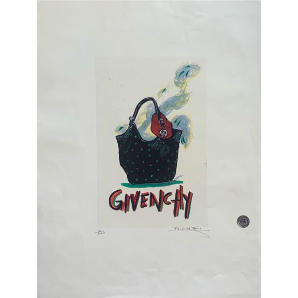 Givenchy Paris Shoulder Bag  Fairchild Paris Print Art Collection