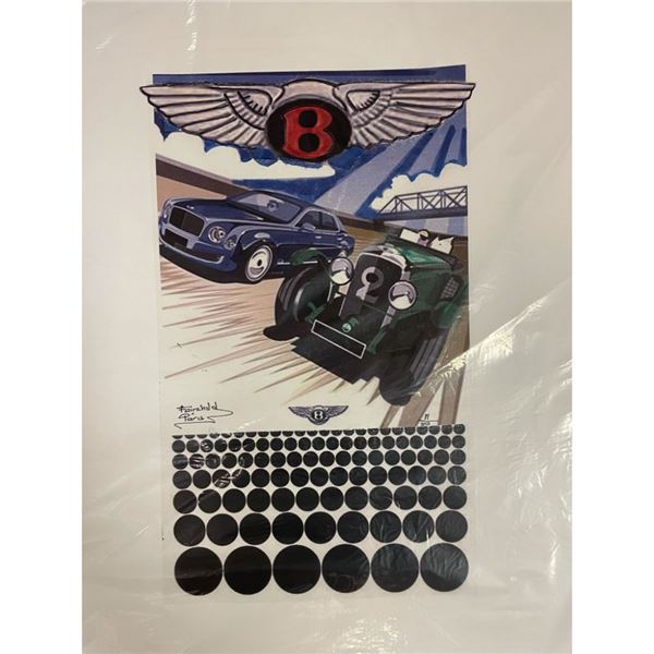 Bentley Motors Fairchild Paris Print Art Collection