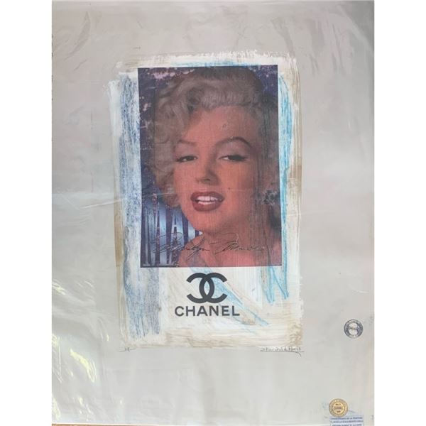 Limited Edition “Chanel Marilyn Monroe" Fairchild Collection Artist Print
