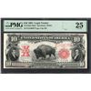 Image 1 : 1901 $10 Bison Legal Tender Note PMG 25