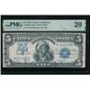 Image 1 : 1899 $5 Chief Mule Silver Certificate PMG 20