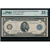 1914 $5 Philadelphia FRN PMG 35EPQ