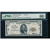 Image 1 : 1929 $5 Portland ME National PMG 66EPQ