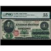Image 1 : 1862 $1 Legal Tender Note PMG 55