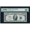 Image 1 : 1953A $10 STAR Silver Certificate PMG 66EPQ