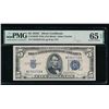 Image 1 : 1934C $5 Silver Certificate PMG 65EPQ