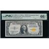 1935A $1 N Africa Silver Certificate PMG 66EPQ