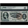 1886 $1 Martha Washington Silver Cert PMG 45
