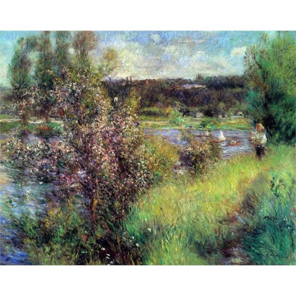 Renoir - The Seine At Chatou