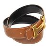 Image 2 : Hermes Tan Leather Constance H Belt