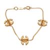 Image 2 : Chanel Gold CC Charm Bracelet