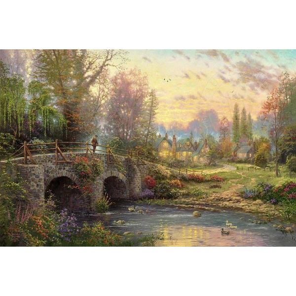 Cobblestone Evening by Thomas Kinkade