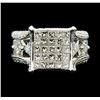 Image 2 : 3.12 ctw Diamond Ring - 14KT White Gold