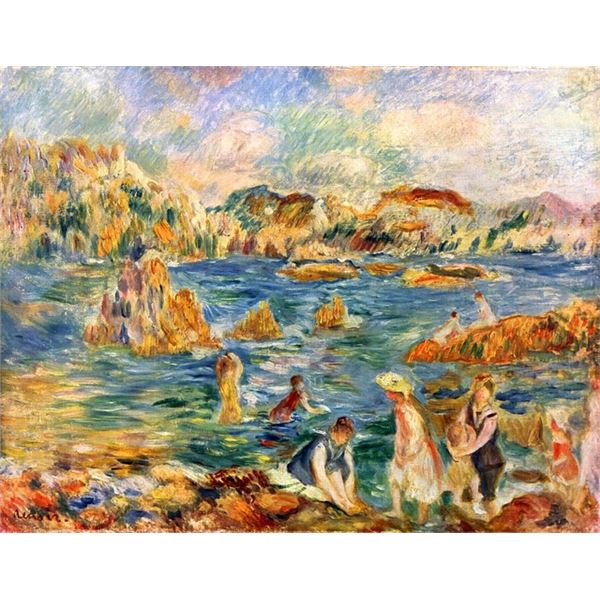 Renoir - At The Beach Of Guernesey