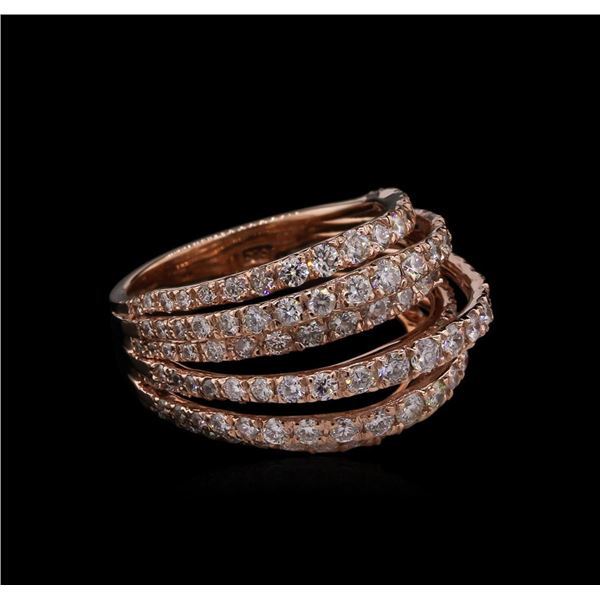 2.33 ctw Diamond Ring - 14KT Rose Gold