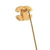 Image 3 : Chanel Gold CC Rhinestone Pin