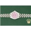 Image 4 : Rolex Ladies Stainless Steel 26MM Pink String Diamond Lugs Datejust Wristwatch W