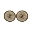 Image 1 : Chanel Silver Round CC Earring