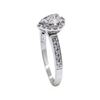 Image 4 : 0.33 ctw Diamond Ring - 14KT White Gold