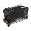 Image 2 : Chanel Black Leather Pouch Wallet