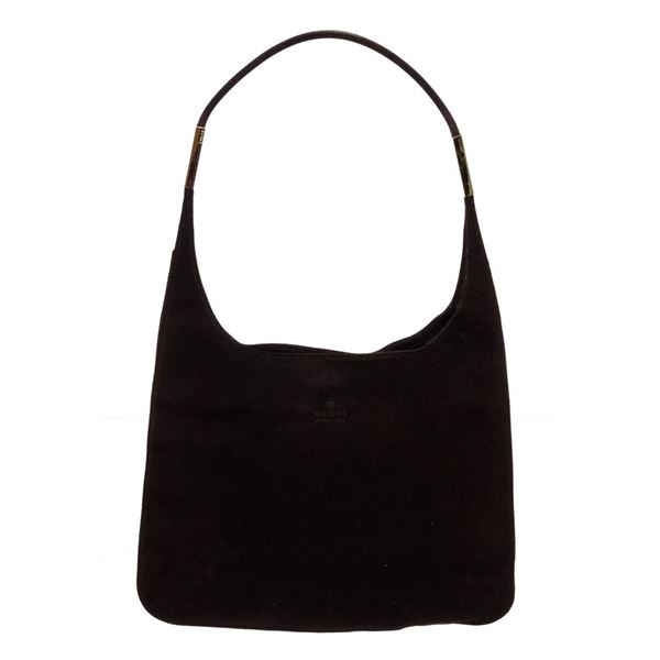 Gucci Black Leather Hobo Bag