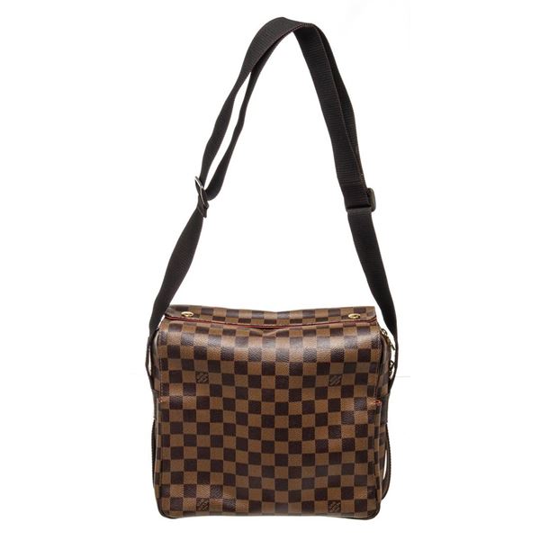 Louis Vuitto Brown Damier Naviglio Crossbody Bag