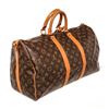 Image 3 : Louis Vuitton Brown Monogram Keepall 45cm Travel Bag