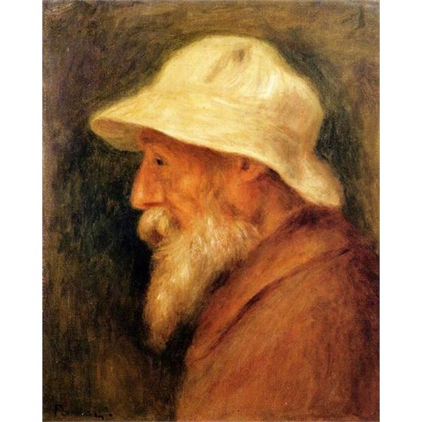 Renoir - Self Portrait With White Hat