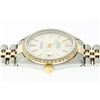 Image 9 : Rolex Mens 2T SS And Yellow Gold Silver Index 36MM Quickset Datejust Wristwatch