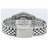 Image 7 : Rolex Mens Stainless Steel Red Vignette Diamond & Ruby 36MM Datejust Oyster Perp