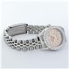 Image 5 : Rolex Ladies Stainless Steel Quickset Salmon Diamond Lugs Jubilee Datejust Wrist