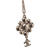 Image 4 : Chanel Silver CC Necklace
