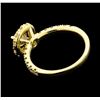 Image 3 : 1.66 ctw Diamond Ring - 14KT Yellow Gold