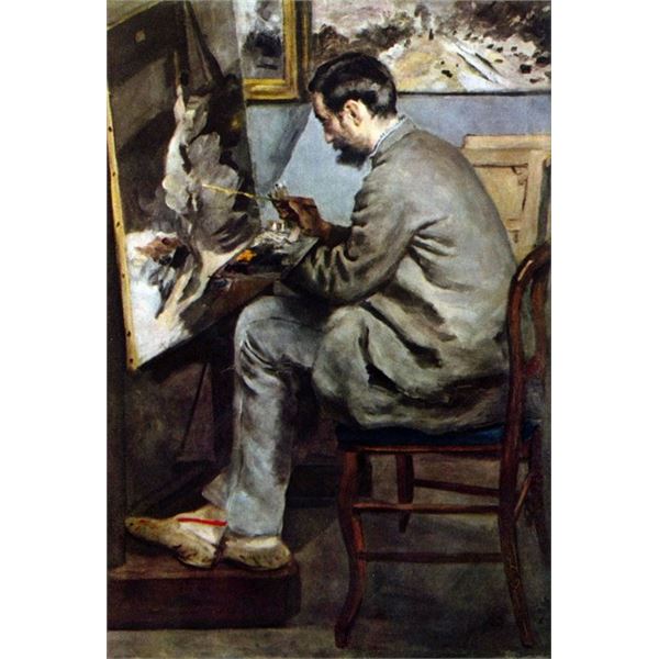 Renoir - The Painter In The Studio Of Bazille